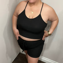 Load image into Gallery viewer, Ribbed Crop Top &amp; Shorts Set
