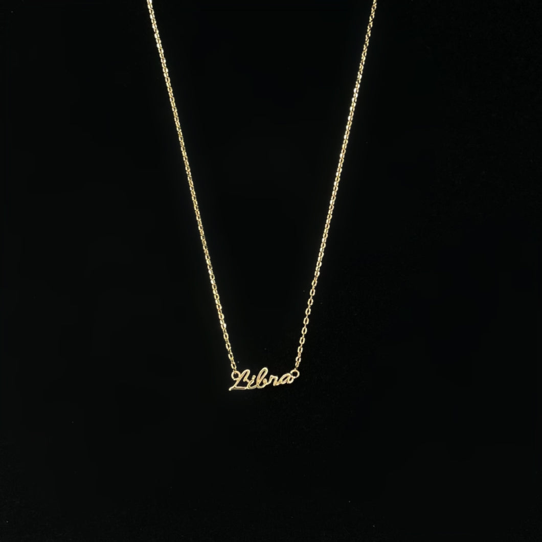 Gold Dipped Zodiac Necklace