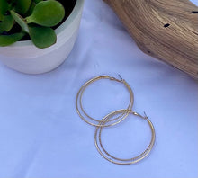 Load image into Gallery viewer, Double Hoop Earrings
