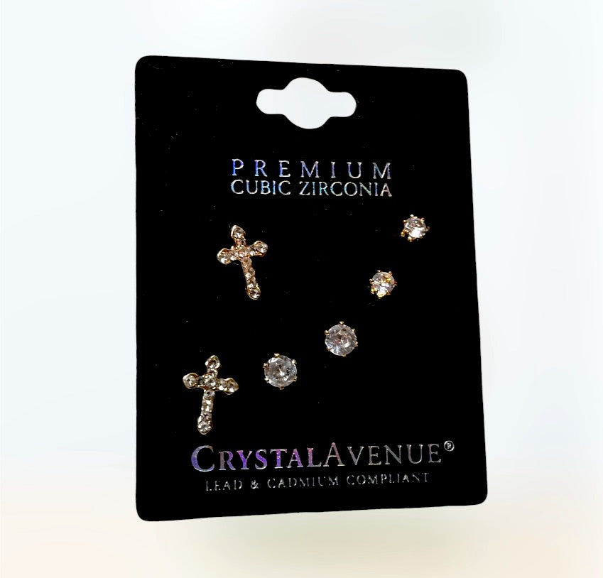 Cross Pack Earrings