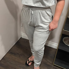 Load image into Gallery viewer, Grey Lounge Pants + Top Set
